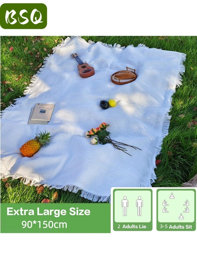 BSQ Extra Large Picnic Blanket | Outdoor Use | Suitable for 3-5 Adults | Camping | Lawn | Parks, etc. | Cute and Creative Gift for Couples | Wedding Registration Gift | Suitable for Camping | Parks | Beaches - Image 5